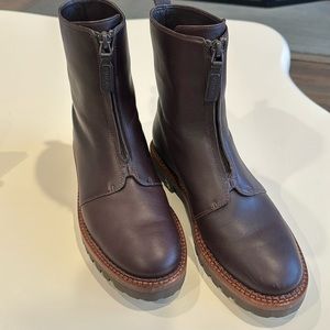 Vince Dark Brown Chelsea Boots - size 8